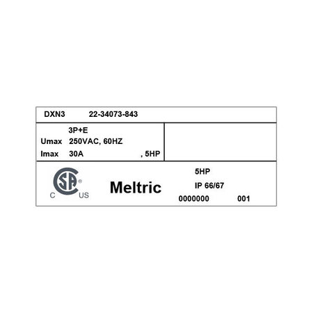 Meltric 22-34073-843 RECEPTACLE PADLOCK PAWL 22-34073-843